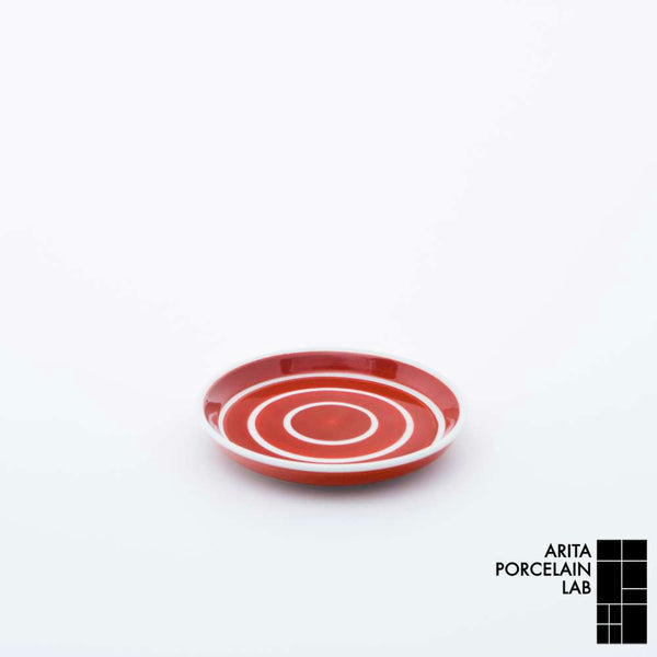 STANDARD LINE 醤油差(大) 台皿 独楽筋 朱