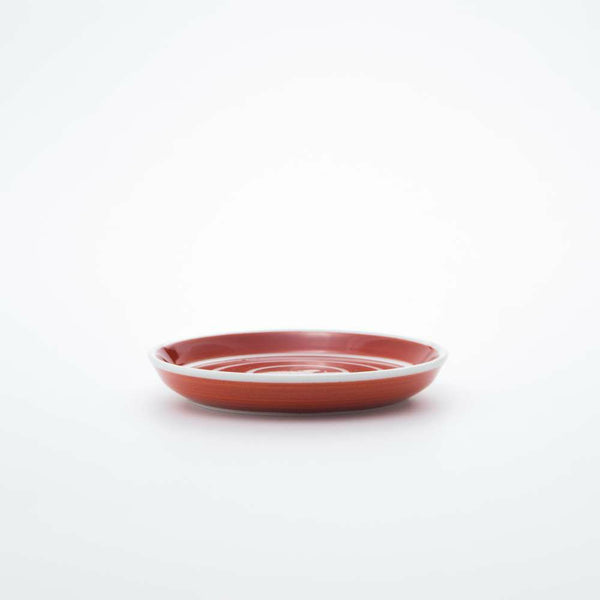 STANDARD LINE 醤油差(大) 台皿 独楽筋 朱