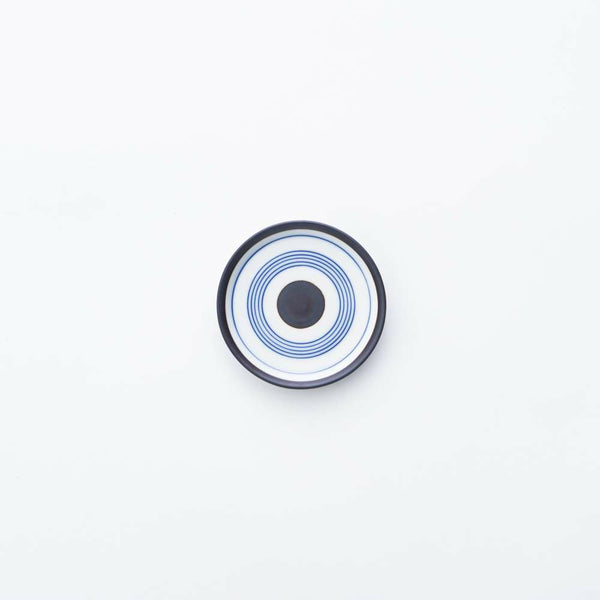 STANDARD LINE 醤油差(小) 台皿 呉須錆線紋 青