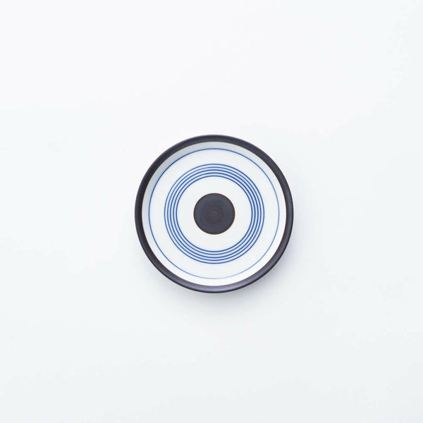 STANDARD LINE 醤油差(大) 台皿 呉須錆線紋 青