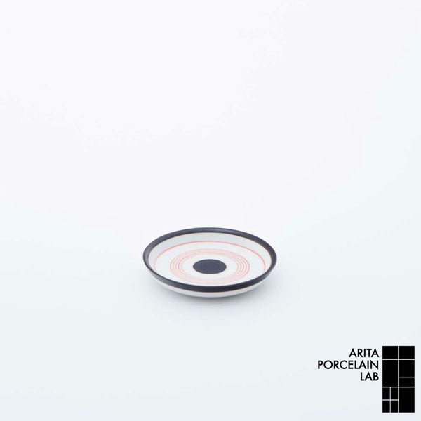 STANDARD LINE 醤油差(小) 台皿 呉須錆線紋 赤