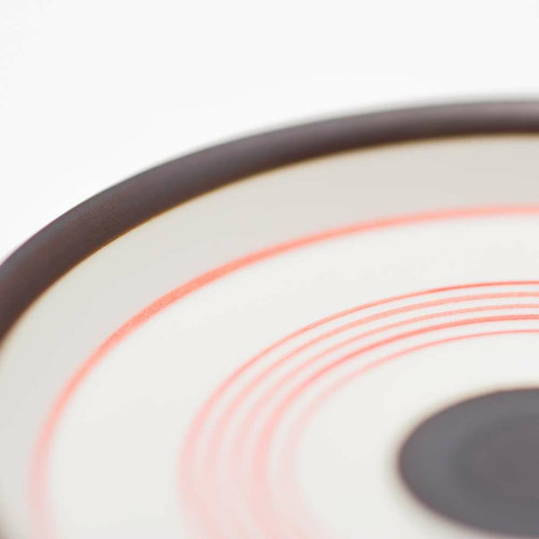 STANDARD LINE 醤油差(小) 台皿 呉須錆線紋 赤