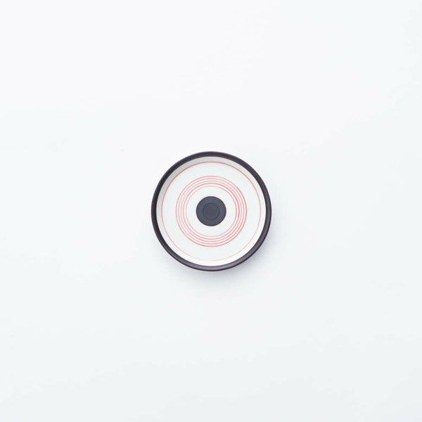 STANDARD LINE 醤油差(小) 台皿 呉須錆線紋 赤