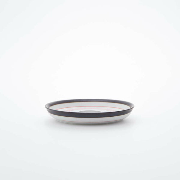 STANDARD LINE 醤油差(大) 台皿 呉須錆線紋 赤