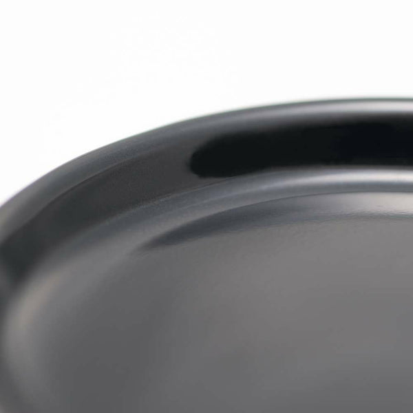 STANDARD COLOR 醤油差(小) 台皿 黒釉