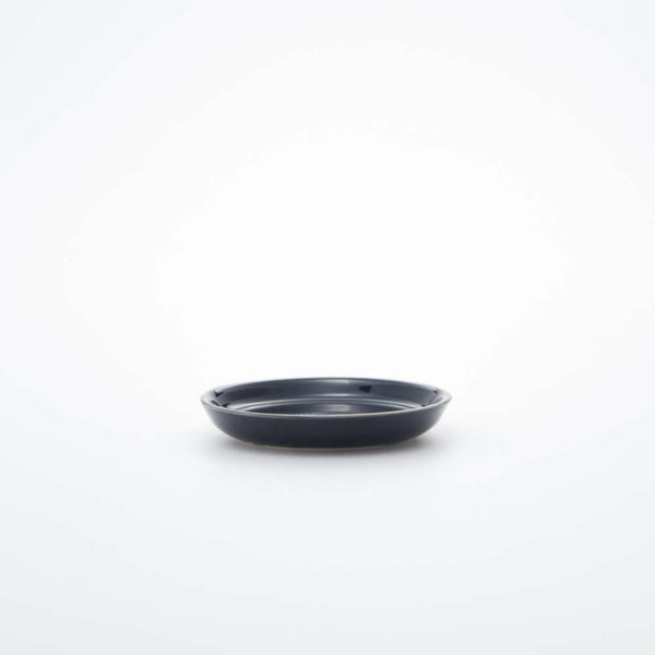 STANDARD COLOR 醤油差(小) 台皿 黒釉