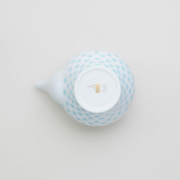 T Laduree(テ・ラデュレ) ティーポット 青海波 水玉模様 化粧箱入