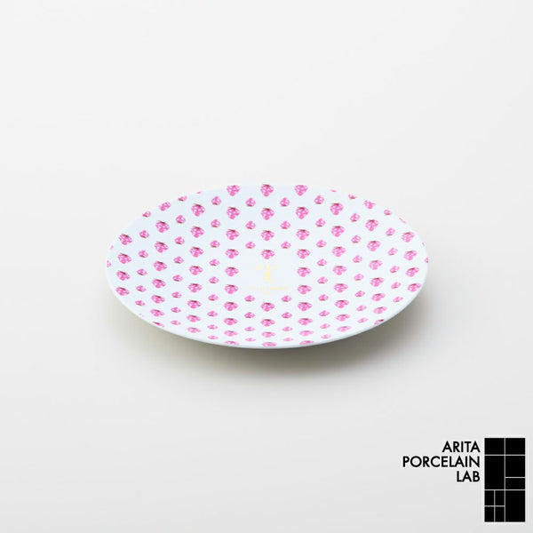 T Laduree(テ・ラデュレ) デザートプレート 苺 唐草 化粧箱入