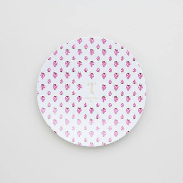 T Laduree(テ・ラデュレ) デザートプレート 苺 唐草 化粧箱入