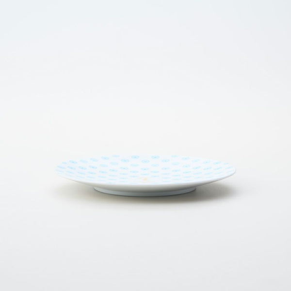 T Laduree(テ・ラデュレ) デザートプレート 青海波 水玉模様 化粧箱入