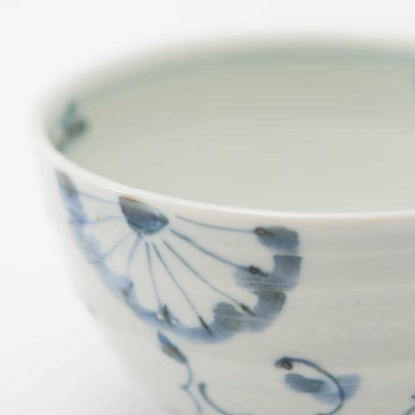 岡晋吾 天平飯碗 菊絵