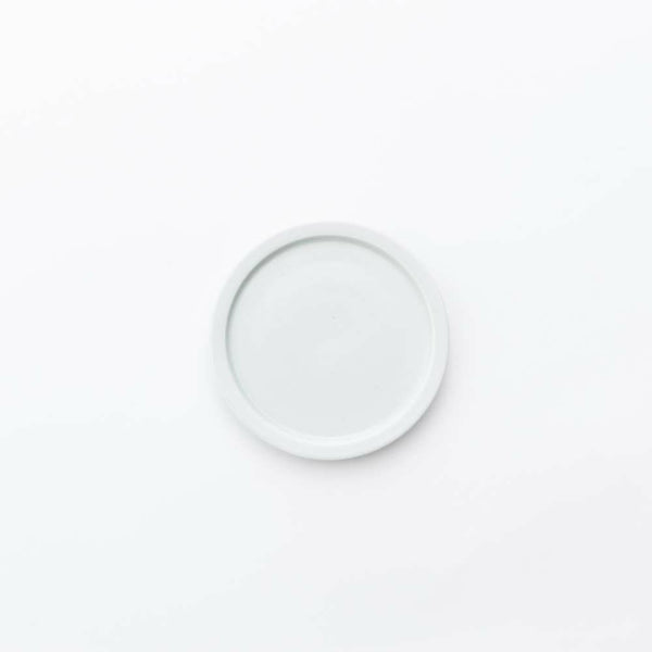 岡晋吾 5寸天平 平皿 李朝白磁