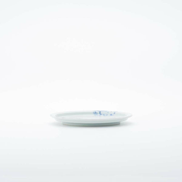 岡晋吾 5寸天平 平皿 菊唐草