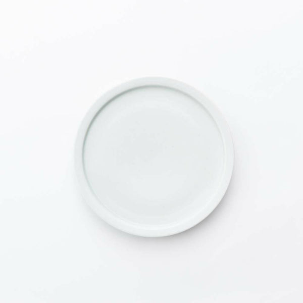 岡晋吾 7寸天平平皿 李朝白磁