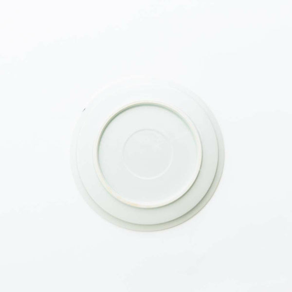 岡晋吾 7寸天平平皿 牡丹唐草