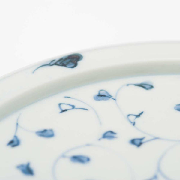 岡晋吾 7寸天平平皿 染付万暦