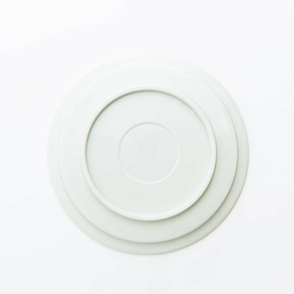 岡晋吾 9寸天平平皿 牡丹唐草