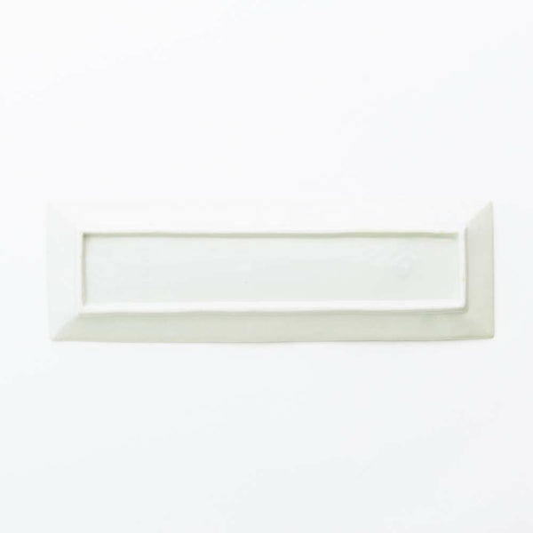 岡晋吾 天平長皿 牡丹唐草