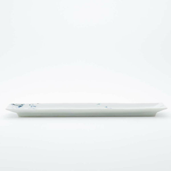 岡晋吾 天平長皿 菊絵