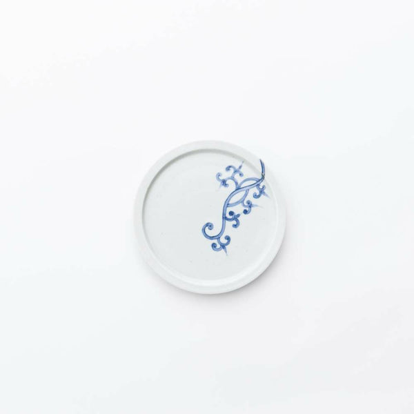 岡晋吾 5寸天平 平皿 竜唐草