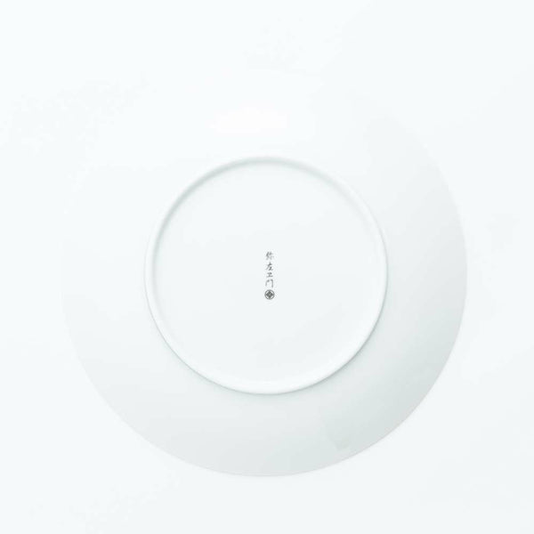 新弥左ヱ門 大皿 ゴールド 花ぎり 手書き 化粧箱入