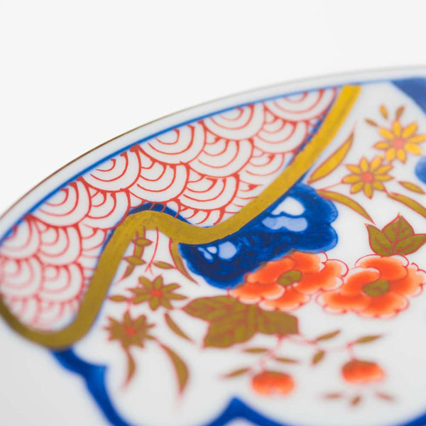 新弥左ヱ門 取皿 ゴールド 花ぎり