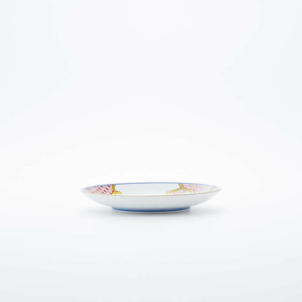 新弥左ヱ門 取皿 ゴールド 花ぎり