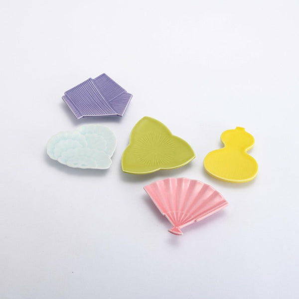 吉祥小皿5枚セット 器力 化粧箱入