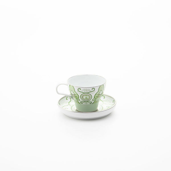 JAPAN TEA カップ&ソーサー 古伊万里草花紋 化粧箱入