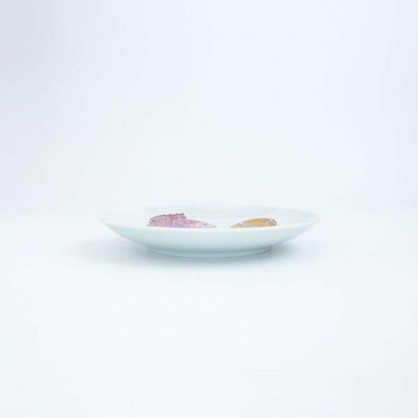 新弥左ヱ門 平皿 (小) 宝づくし