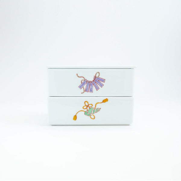 新弥左ヱ門 二段重 宝づくし 化粧箱入