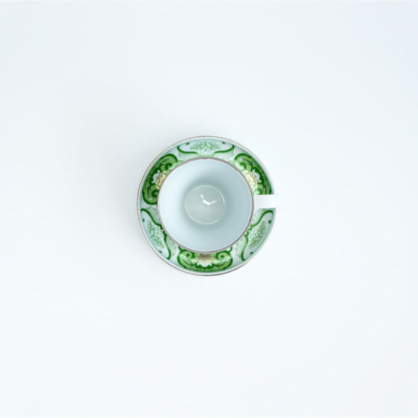 JAPAN TEA ティーカップ&ソーサー 古伊万里草花紋