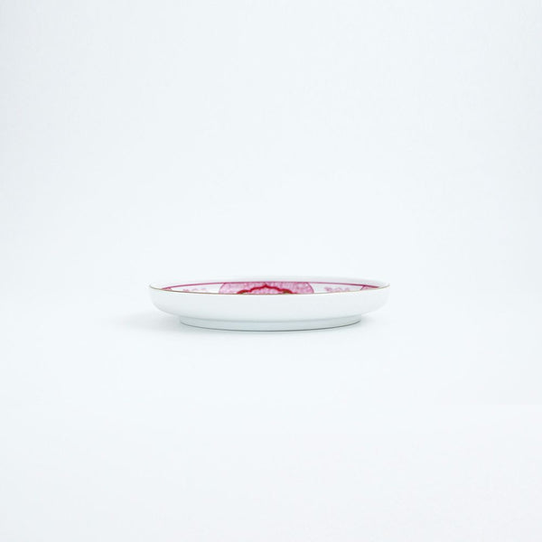 JAPAN AUTUMN 和皿 19cm 木甲桐紋 ワインレッド