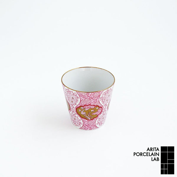 JAPAN AUTUMN ロックカップ 木甲桐紋 ワインレッド