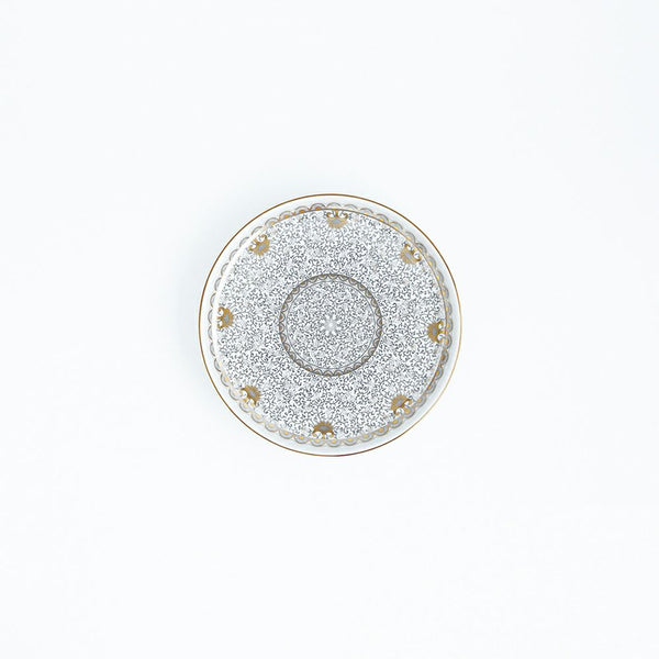 JAPAN EARTH 和皿 19cm 更紗 ゴールド