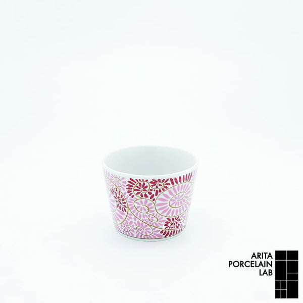 JAPAN AUTUMN 蕎麦猪口 蛸唐草 ワインレッド