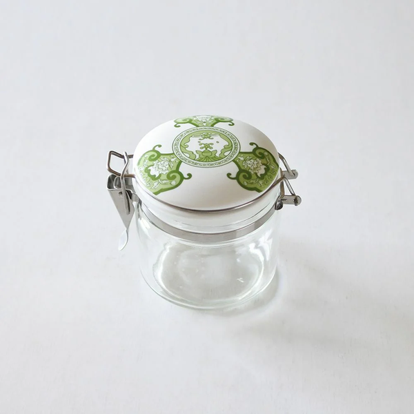 JAPANシリーズ 密閉保存瓶 キャニスター 古伊万里草花紋 オリジナルクッキー5種 化粧箱入