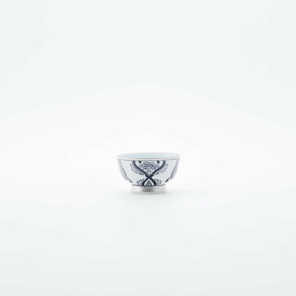 JAPAN SNOW 徳利1、盃2セット プラチナ 古伊万里草花紋 化粧箱入