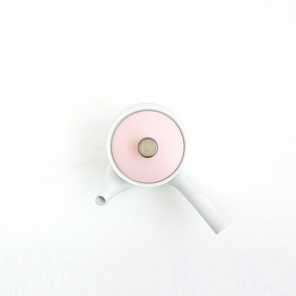 JAPAN CHERRY デザイン急須1個 湯呑2個 セット ベビーピンク 化粧箱入