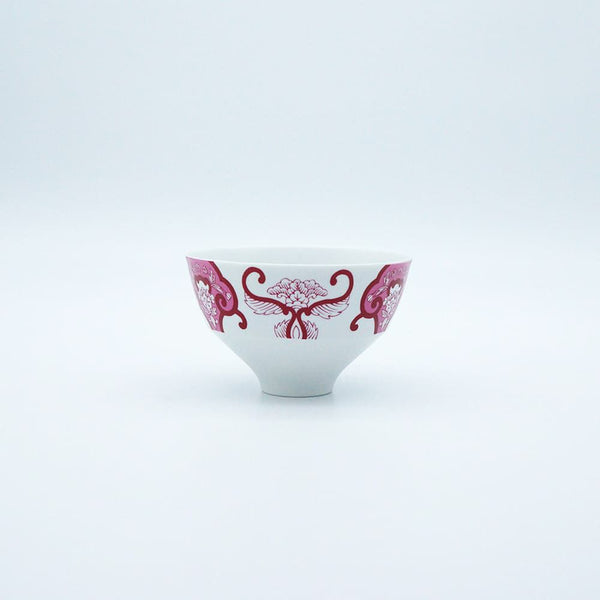 JAPAN SNOW JAPAN AUTUMN 段付飯碗 古伊万里草花紋 2個セット 化粧箱入