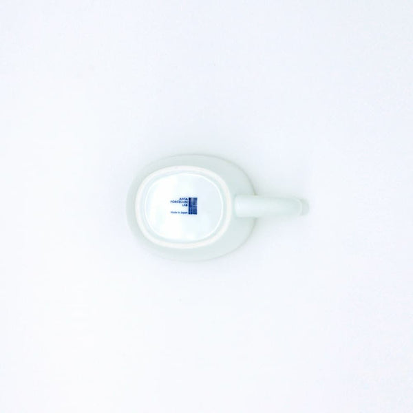 STANDARD COLOR ストローコップ 内青釉外白磁 ブラシ&化粧箱入