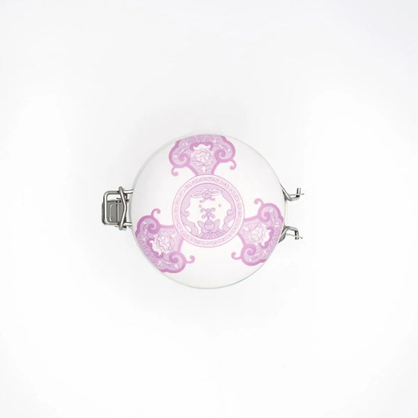 JAPANシリーズ 密閉保存瓶 キャニスター 古伊万里草花紋 オリジナルクッキー5種 化粧箱入