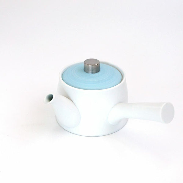 JAPAN BLUE デザイン急須&湯呑セット パールブルー 化粧箱入