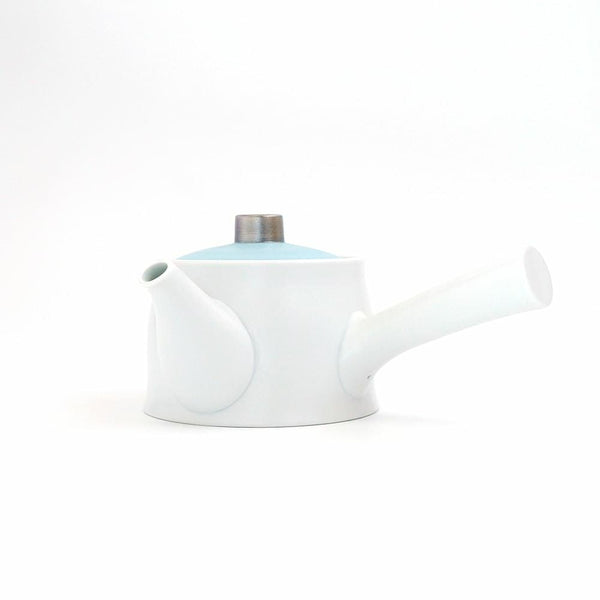 JAPAN BLUE デザイン急須&湯呑セット パールブルー 化粧箱入