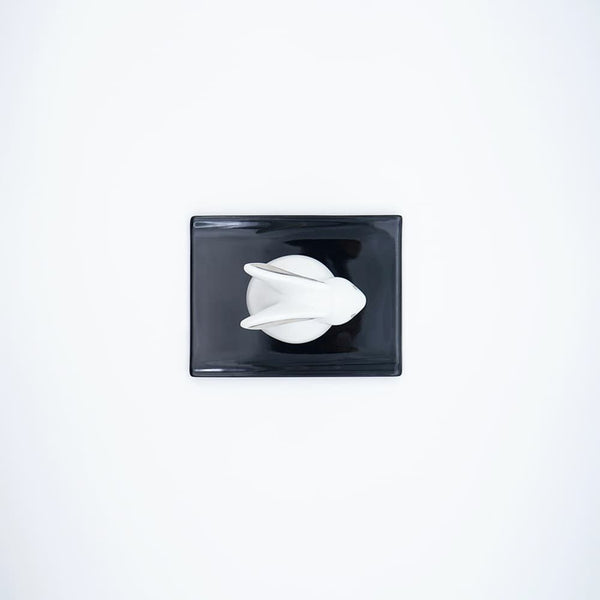 JAPAN SNOW 干支置物セット 卯 プラチナ 化粧箱入