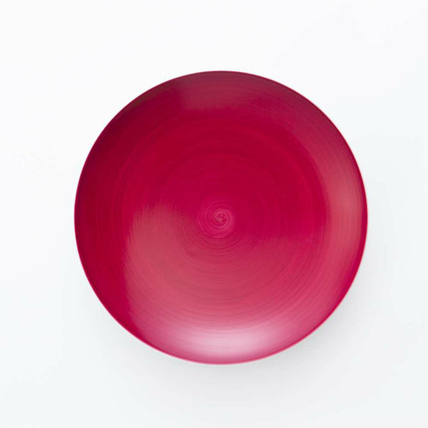 JAPAN AUTUMN 平皿(大) ワインレッド