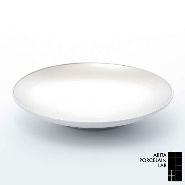 JAPAN SNOW 平皿(大) プラチナ