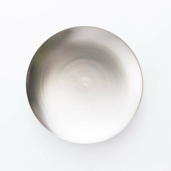 JAPAN SNOW 平皿(大) プラチナ