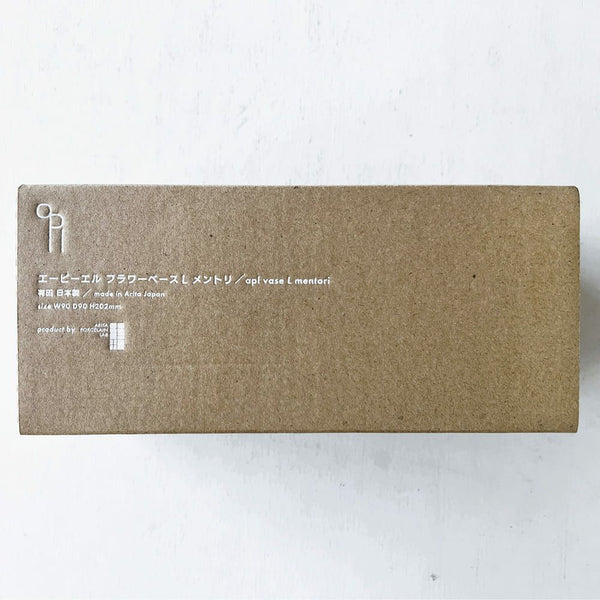 apl フラワーベース L ホワイト 化粧箱入