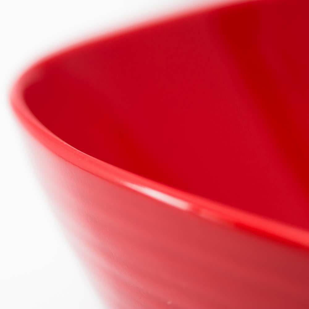 STANDARD COLOR なぶり鉢(大） 赤釉
